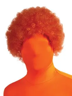 2nd Skin Orange Wig For Adults