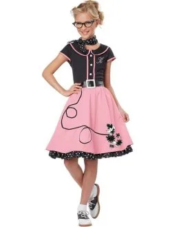 50s Sweetheart Costume For Kids