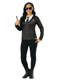 Agent M Costume Top For Adults - Men In Black 4