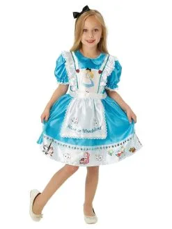 Alice In Wonderland Deluxe Costume For Kids - Disney Alice In Wonderland