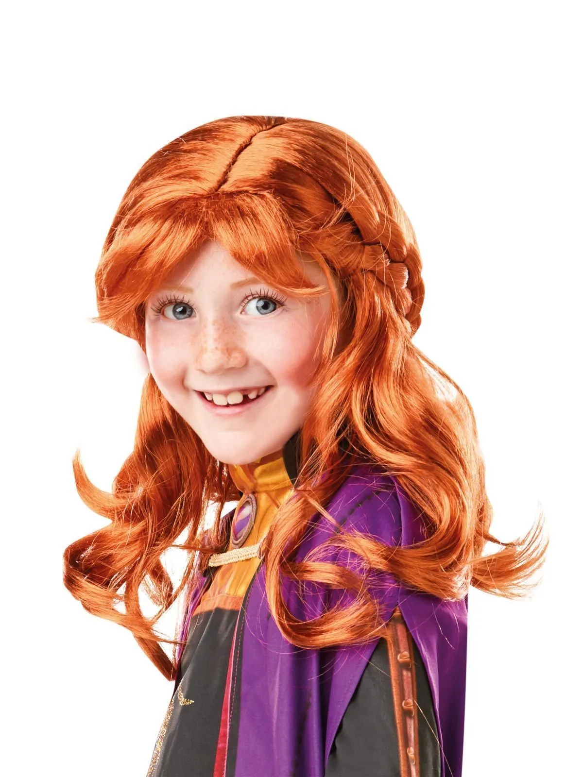 Anna Wig For Kids - Disney Frozen 2