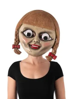 Annabelle Googly Eyes Mask For Adults - Warner Bros Annabelle