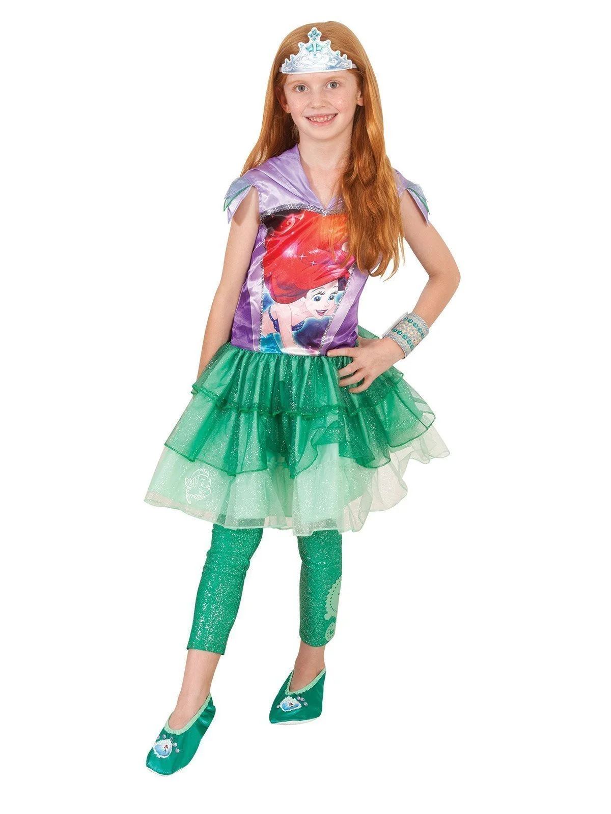 Ariel Footless Tights For Kids - Disney The Little Mermaid - Image 2