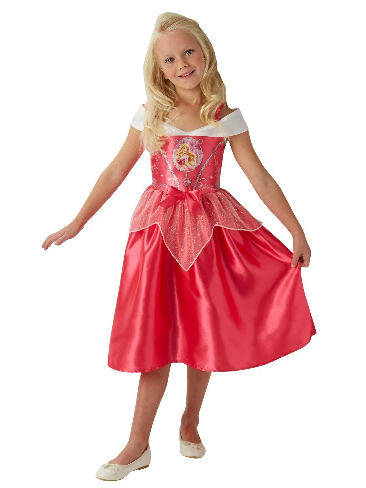 Aurora Fairytales Costume For Kids - Disney Sleeping Beauty - Image 4
