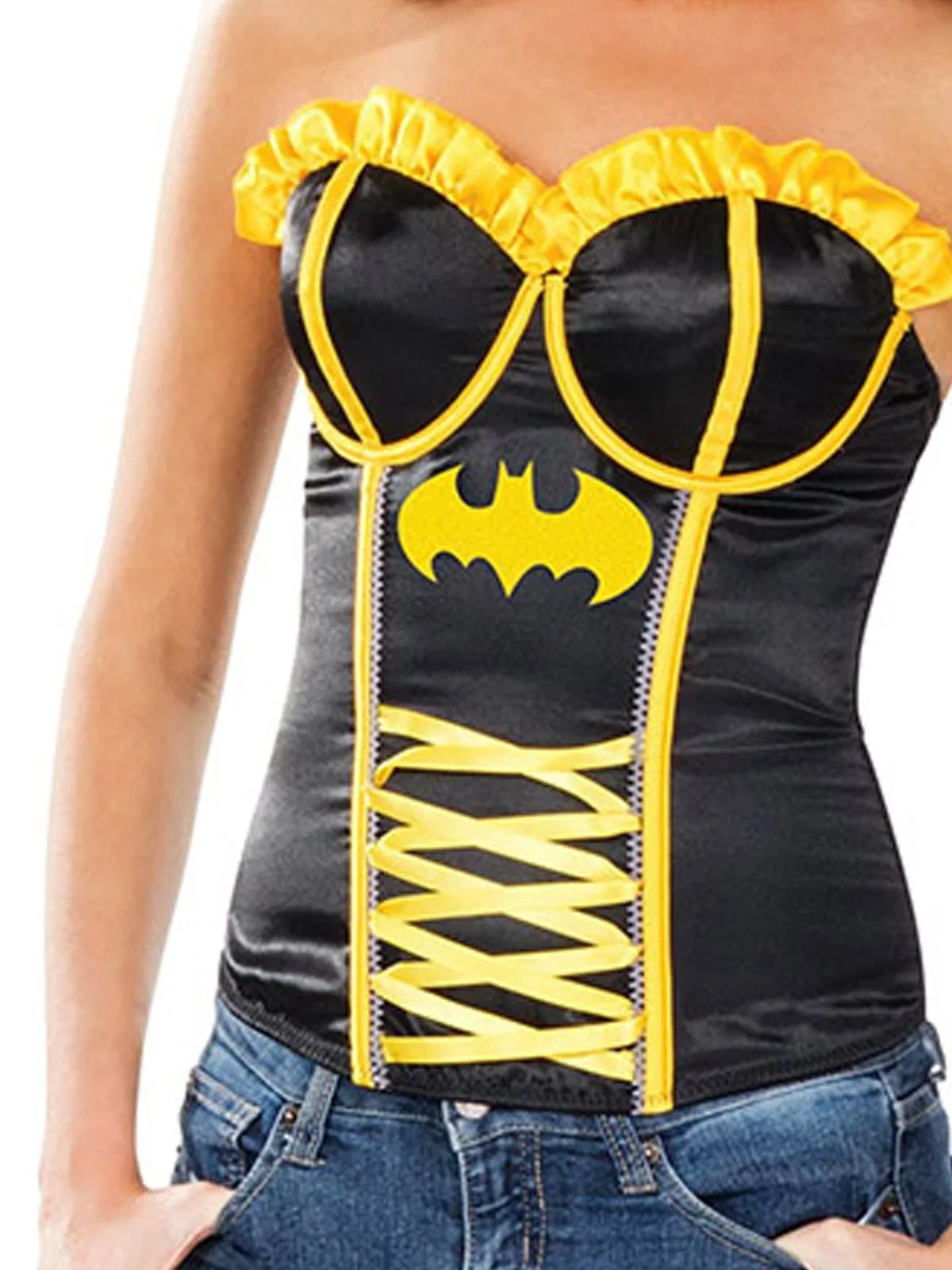 Batgirl Ribbon Detail Corset For Adults - Warner Bros DC Comics - Image 2