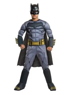 Batman Deluxe Costume For Kids - Warner Bros Batman: Dawn Of Justice
