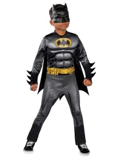 Batman Deluxe Lenticular Costume For Kids - Warner Bros Batman