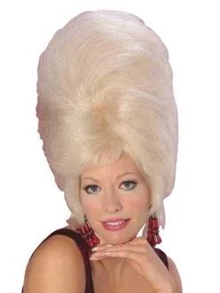 Beehive Blonde Wig For Adults