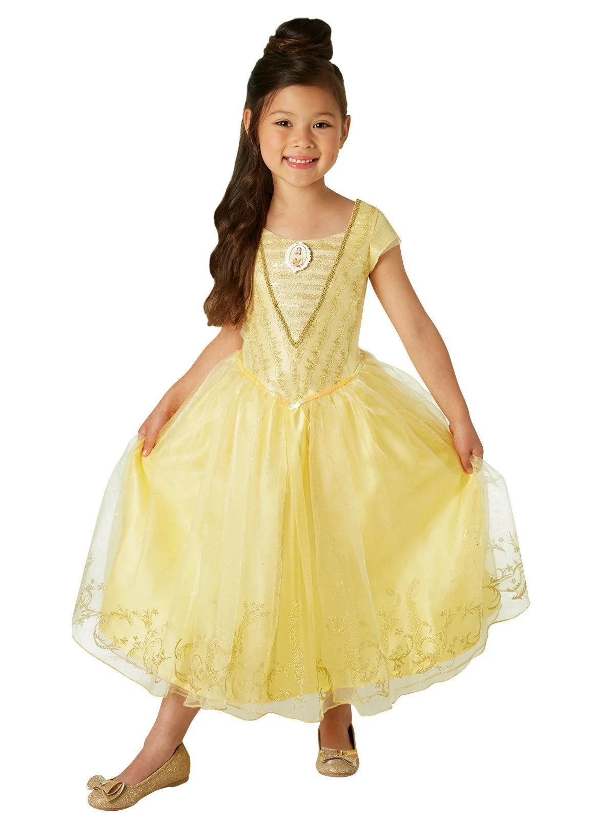 Belle Live Action Deluxe Costume For Kids - Disney Beauty And The Beast - Image 3