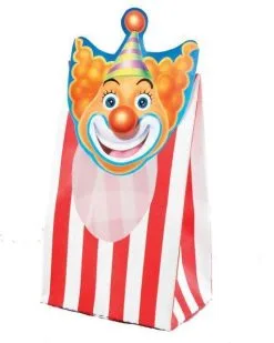 Creative Converting Big Top Birthday Treat Bag - Pack Of 8