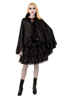 Black Cape For Adults