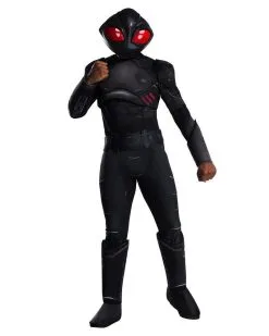 Black Manta Deluxe Costume For Adults - Warner Bros Aquaman