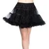 LEG AVENUE Black Tulle Petticoat For Adults