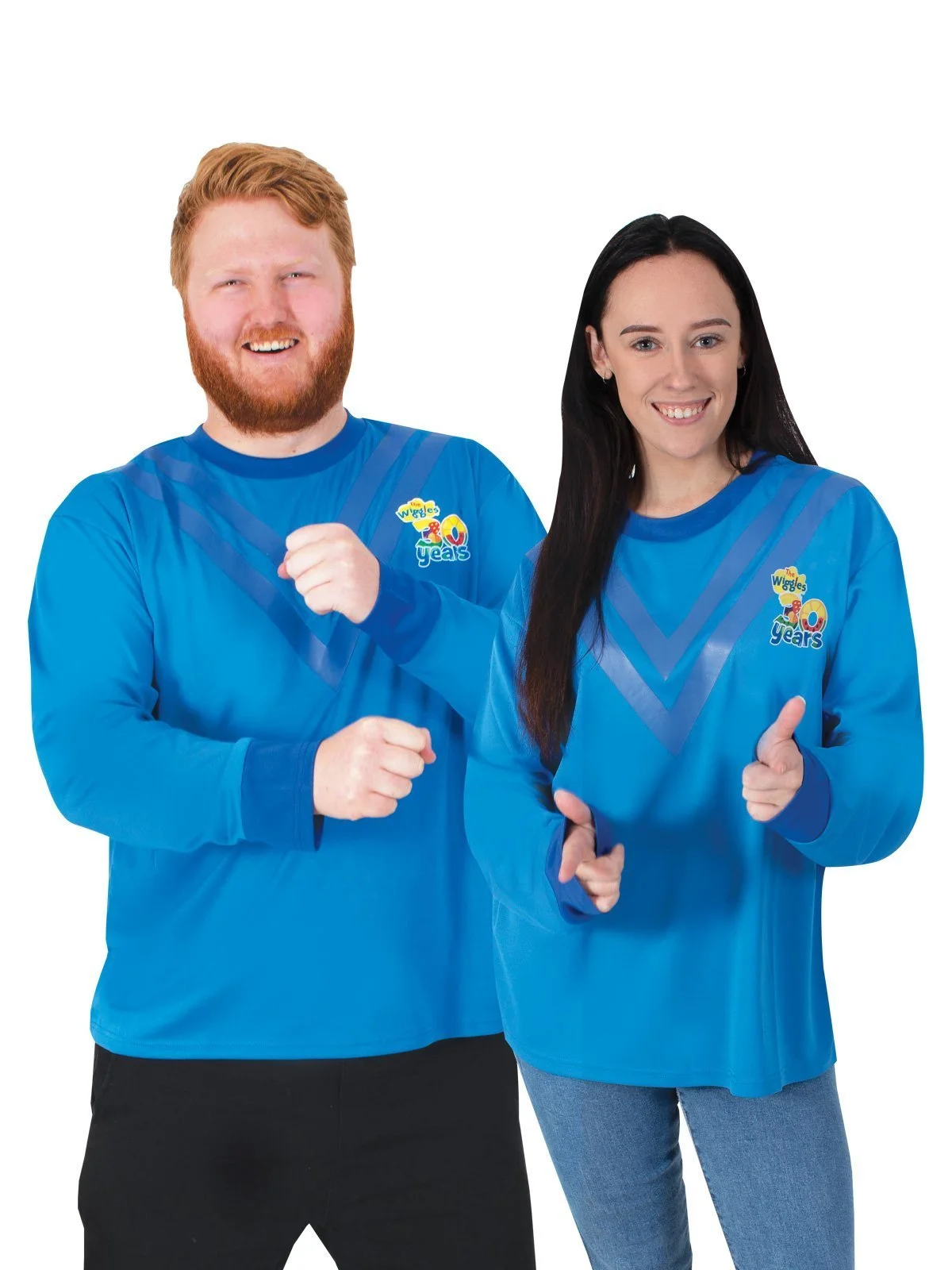 Blue Anthony Wiggle 30th Anniversary Top For Adults - The Wiggles