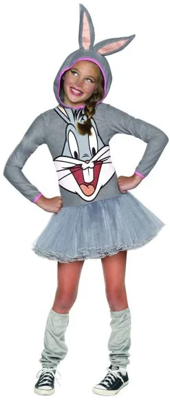 Bugs Bunny Hooded Tutu Costume For Kids - Warner Bros Looney Tunes