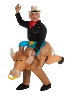 Bull Rider Inflatable Costume For Adults