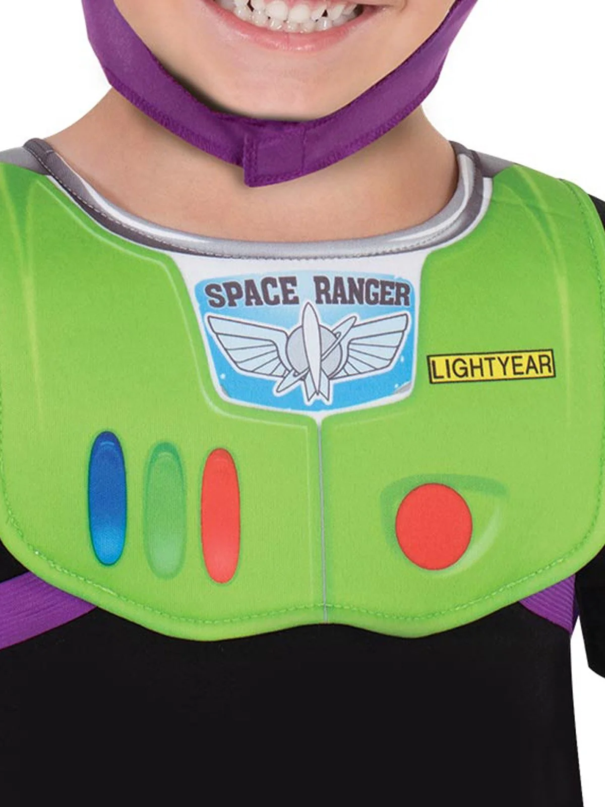 Buzz Lightyear Wings & Snood Accessory Set For Kids - Disney Pixar Toy Story 4 - Image 2