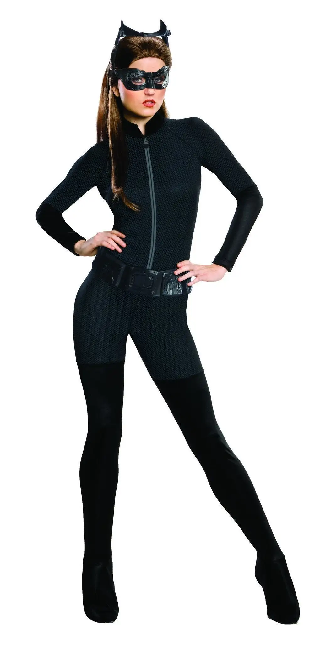 Catwoman Deluxe Costume For Adults - Warner Bros Dark Knight