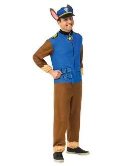 Chase Onesie Costume For Adults - Nickelodeon Paw Patrol