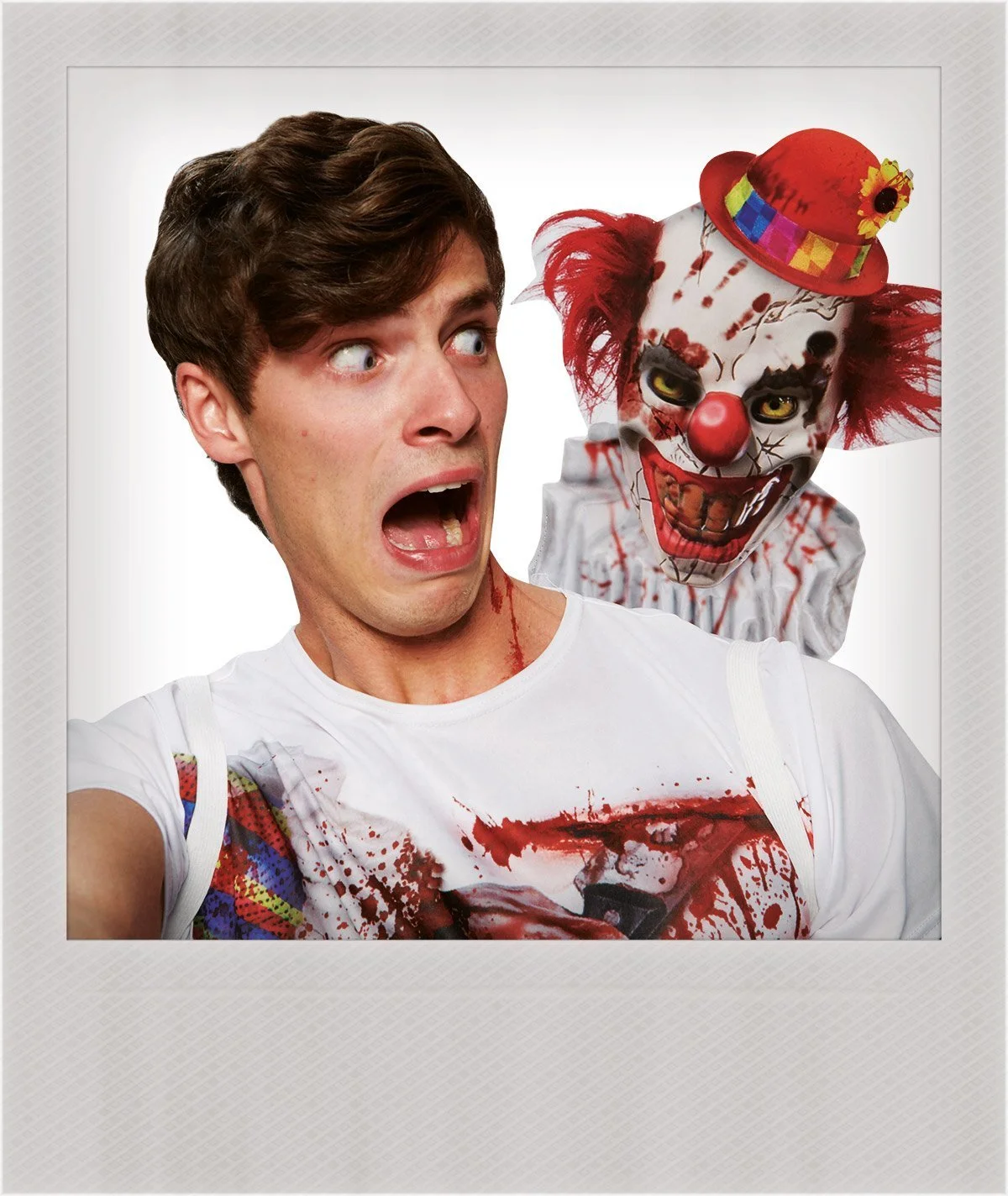 Clown Selfie Shocker Costume For Adults - Image 2