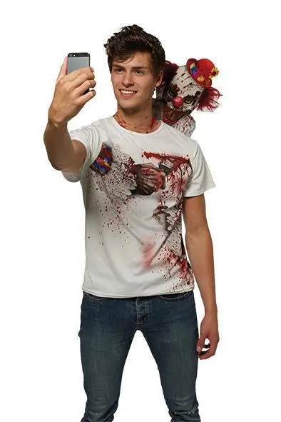 Clown Selfie Shocker Costume For Adults