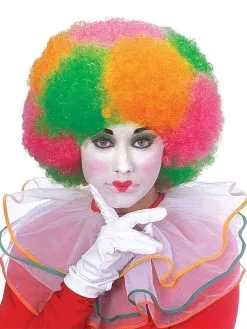 Forum Novelties Clown Tri-Coloured Wig For Adults