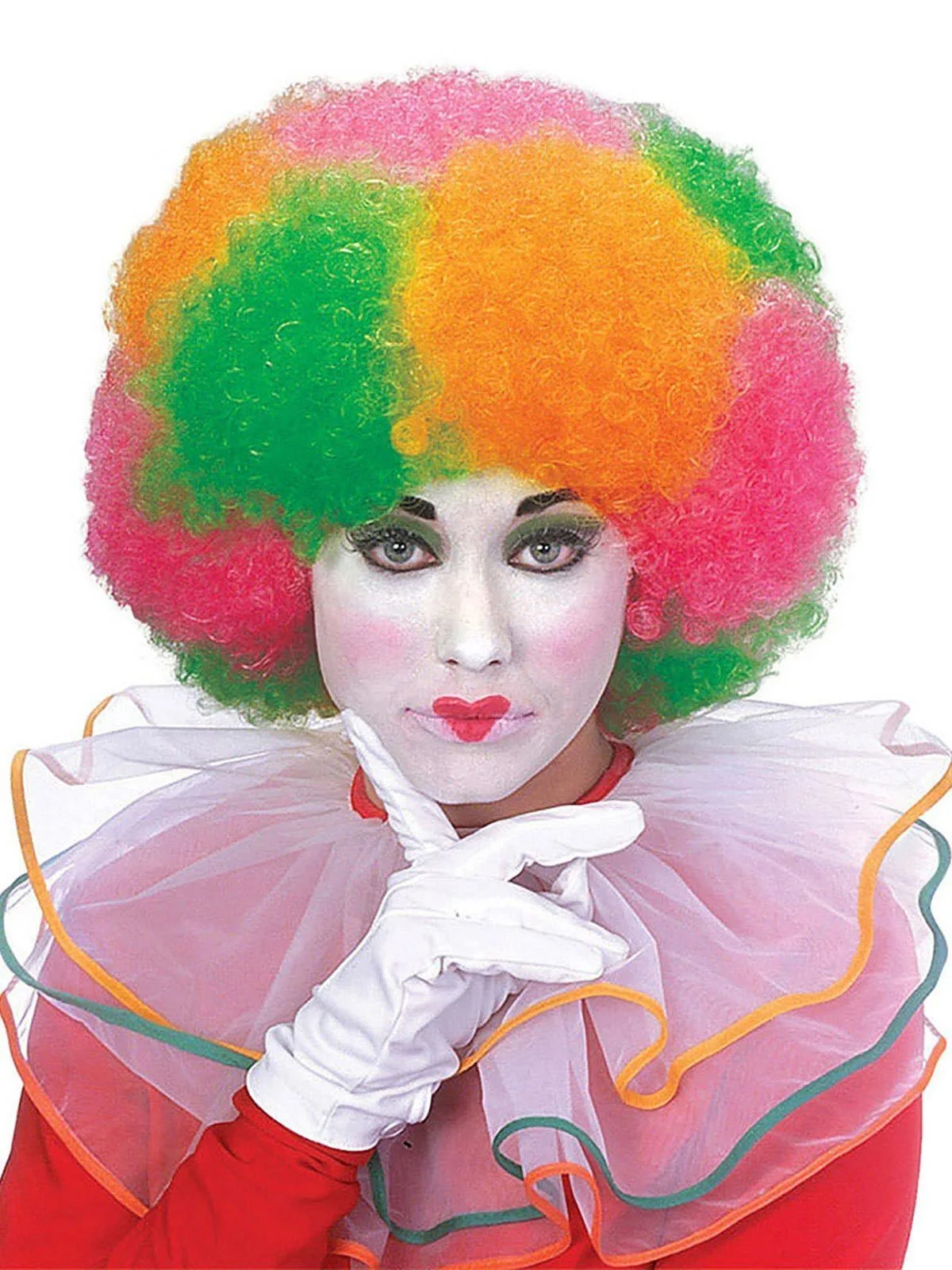 Forum Novelties Clown Tri-Coloured Wig For Adults