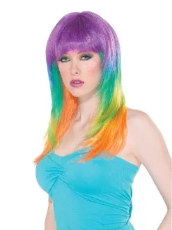 Forum Novelties Club Candy Prism Wig For Adults