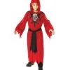 Devil Robe With Skull & Webs Costume For Kids