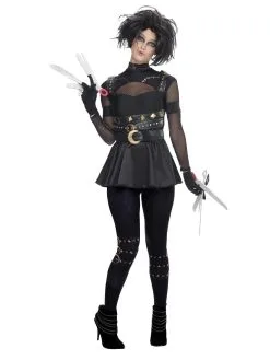 Edward Scissorhands Sexy Deluxe Costume For Adults - Edward Scissorhands