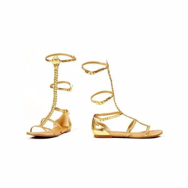Egyptian Gold Sandals For Adults