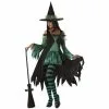Emerald Green Witch Costume For Adults