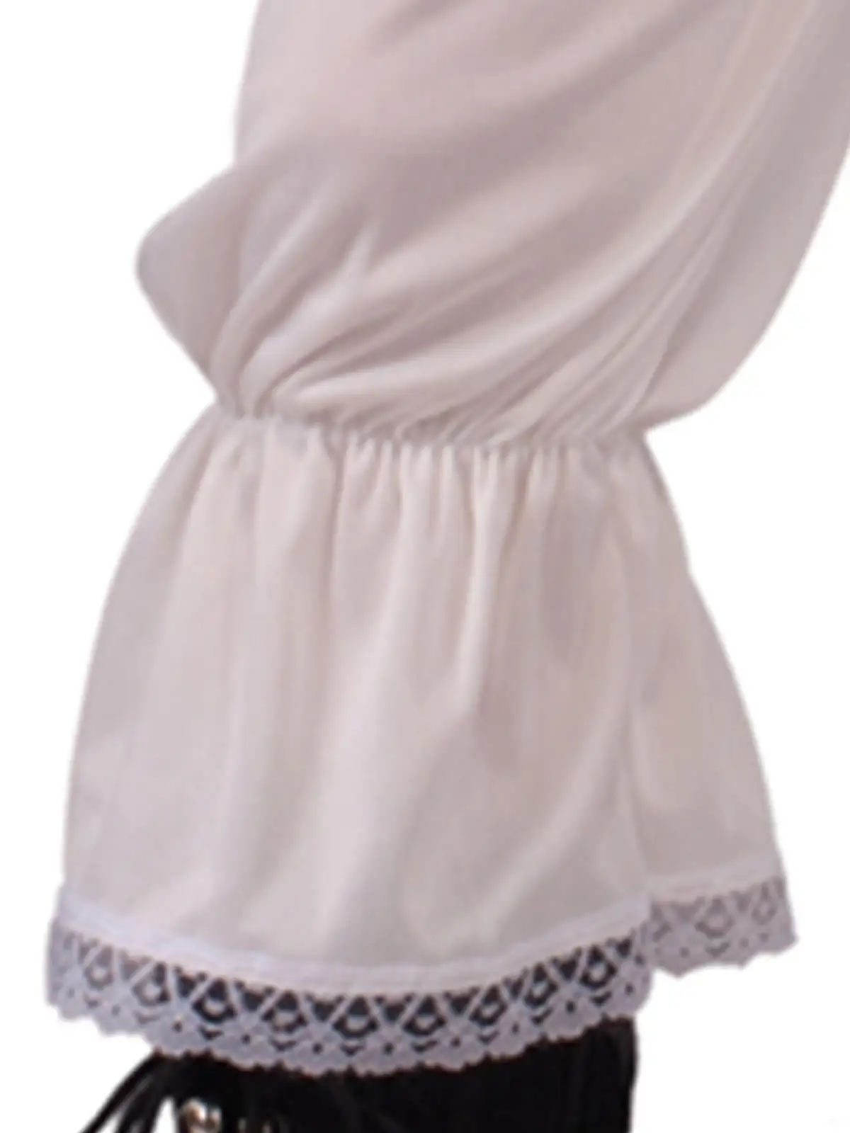 Steampunk White Pantaloons For Adults - Image 3