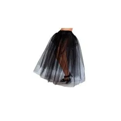 Roma Full Length Black Petticoat For Adults