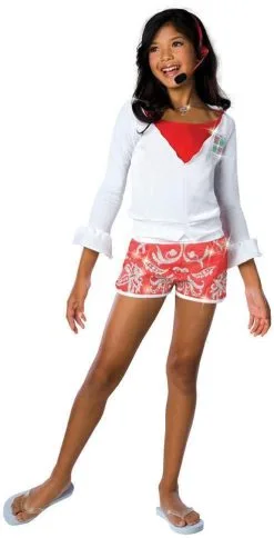 Gabriella Summer Girl Lifeguard Costume For Kids - Disney High School Musical