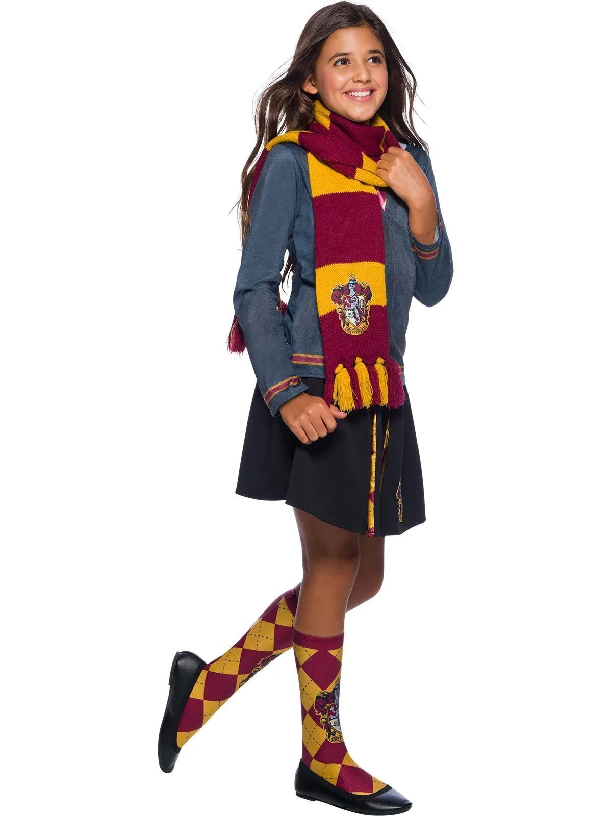 Gryffindor Deluxe Scarf For Kids - Warner Bros Harry Potter - Image 2