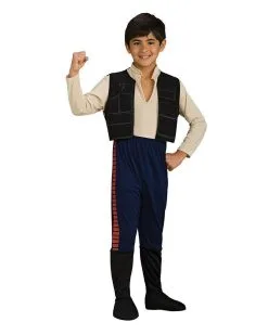 Han Solo Deluxe Costume For Kids - Disney Star Wars