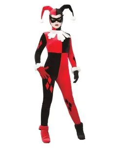 Harley Quinn Comic Book Costume For Adults - Warner Bros DC Comics