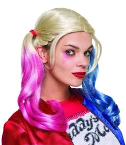 Harley Quinn Wig For Adults - Warner Bros Suicide Squad