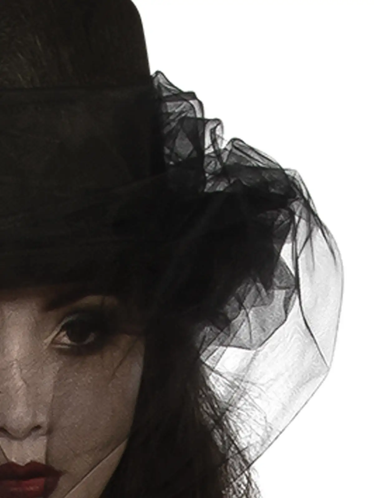 Heart Of Darkness Top Hat With Veil - Image 3