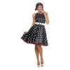 Hot 50s Black Dress Costume For Adults