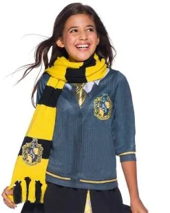 Hufflepuff Deluxe Scarf For Kids - Warner Bros Harry Potter