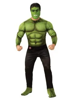 Hulk Deluxe Costume For Adults - Marvel Avengers Endgame