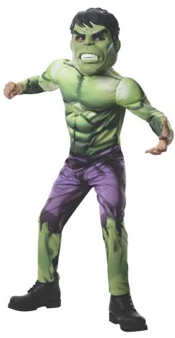 Hulk Deluxe Costume For Kids - Marvel Avengers