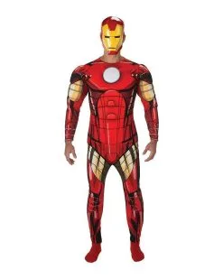 Iron Man Deluxe Costume For Adults - Marvel Avengers