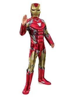 Iron Man Deluxe Costume For Kids - Marvel Avenger: Endgame