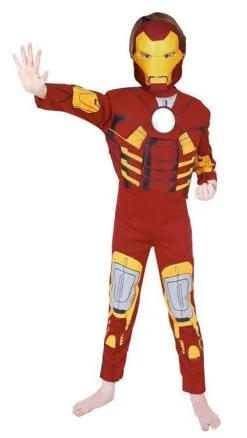 Iron Man Deluxe Costume For Kids - Marvel Avengers