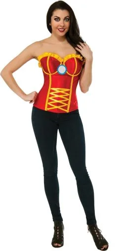 Iron Rescue Ribboned Corset For Adults - Marvel Avengers