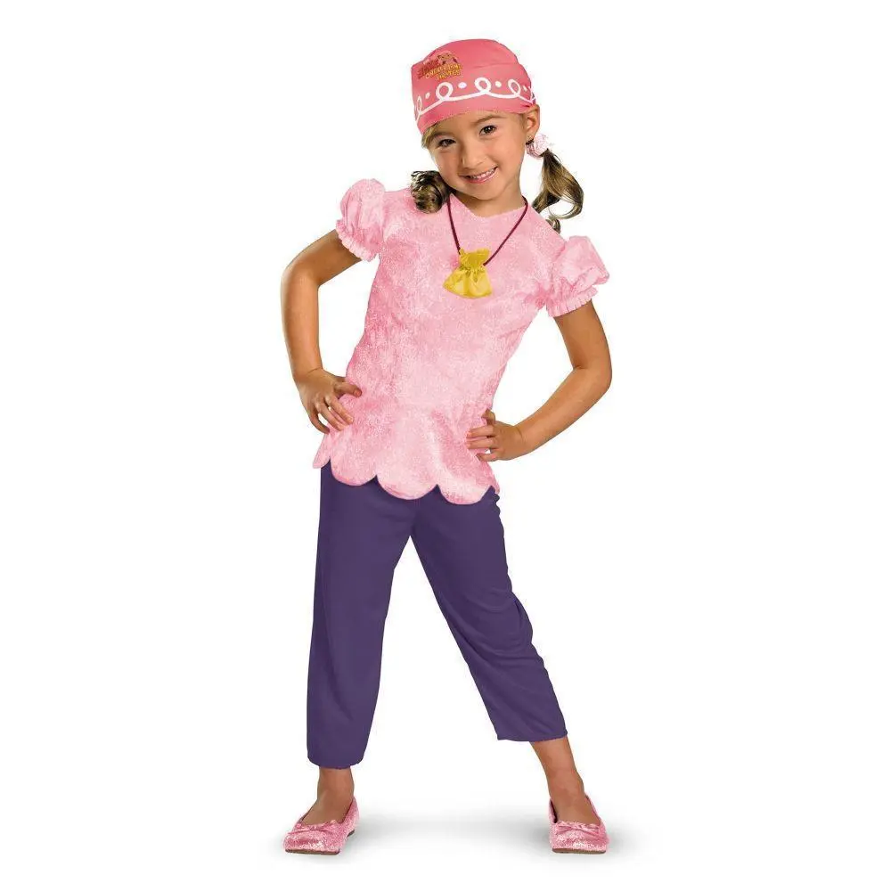 Disguise Izzy Costume For Kids - Disney Junior Jake And The Neverland Pirates