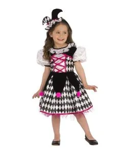 Jester Girl Costume For Toddlers